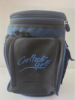 Cooltech Insulated Golf Cooler Navy Blue and Black Bag